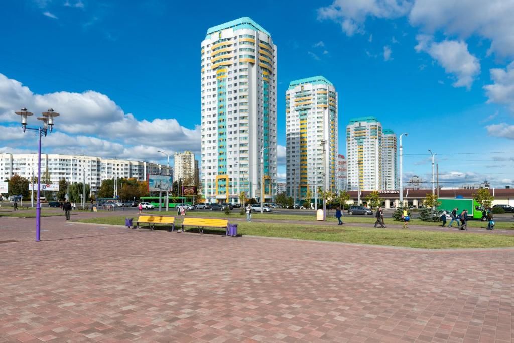 Апартаменты Большая квартира с панорамным видом из окна Минск-52